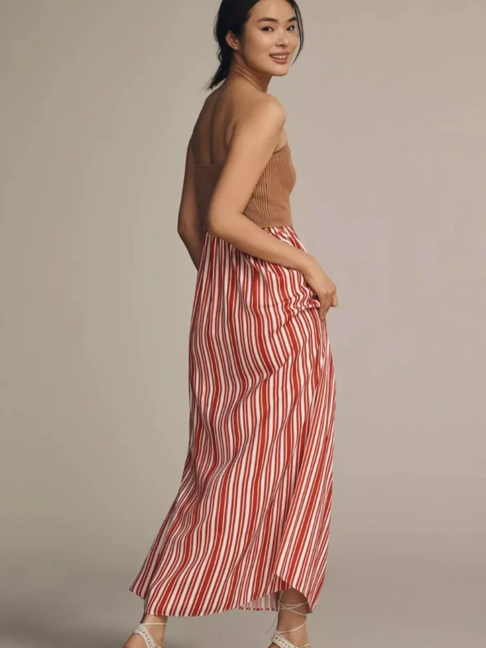 NWT Anthropologie Thea Twofer Sweater Maxi Dress: Strapless Edition S - Picture 2 of 13